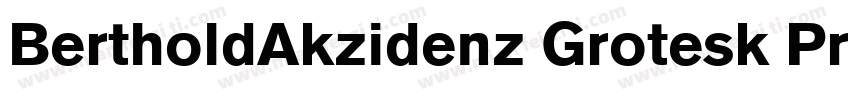 BertholdAkzidenz Grotesk Pro字体转换